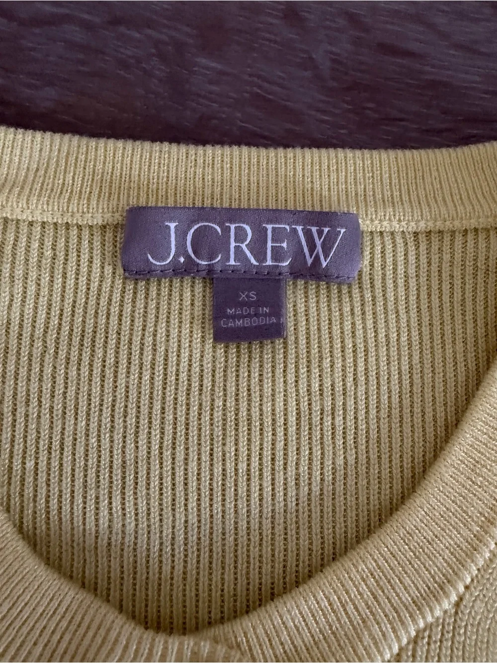 J.Crew Neon Yellow Cropped Cardigan XS